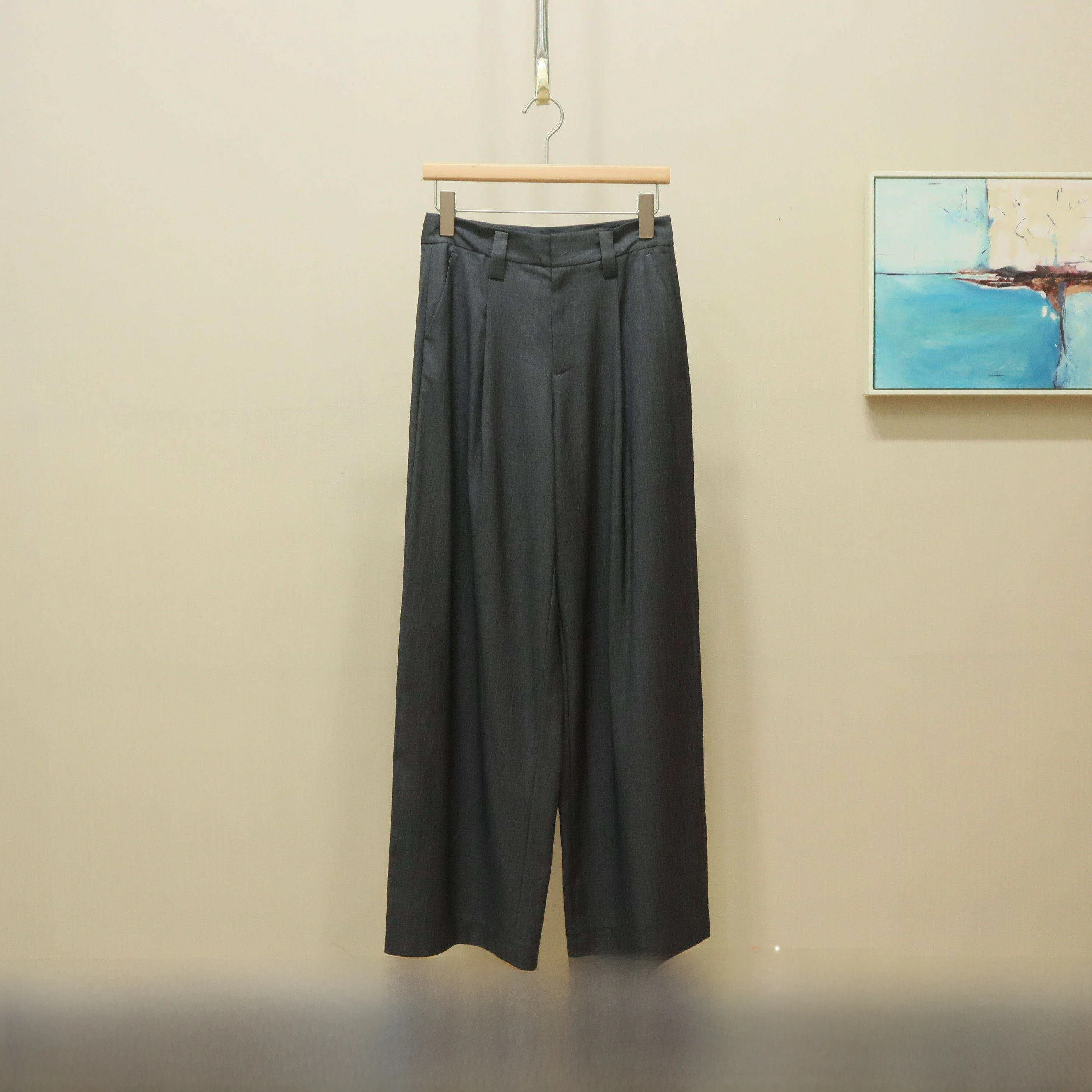 

Широкие брюки с высокой талией, универсальные, прямого кроя, в деловом стиле, элегантные, женская мода, весенняя коллекция