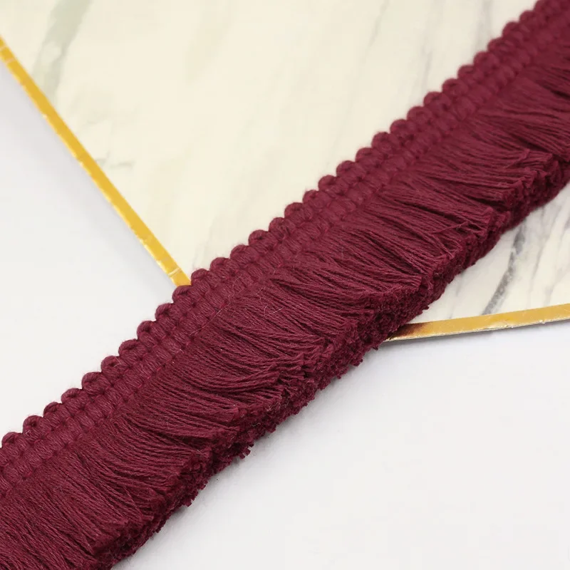 1M Cotton Tassel Fringe Lace Trim Clothing Curtains Home Accessories Webbing Trims