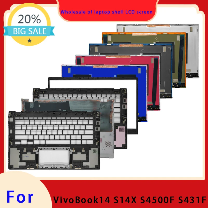 Suitable for VivoBook14 S14X S4500F S431F laptop LCD screen top cover screen frame palm rest bottom shell keyboard ABCD hinge