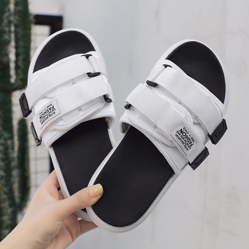 Couple Slippers Women\'s Summer Beach Shoes Bathroom Home Slippers Non Slip EVA Flat Shoes Lndoor and Outdoor Men\'s Slippers