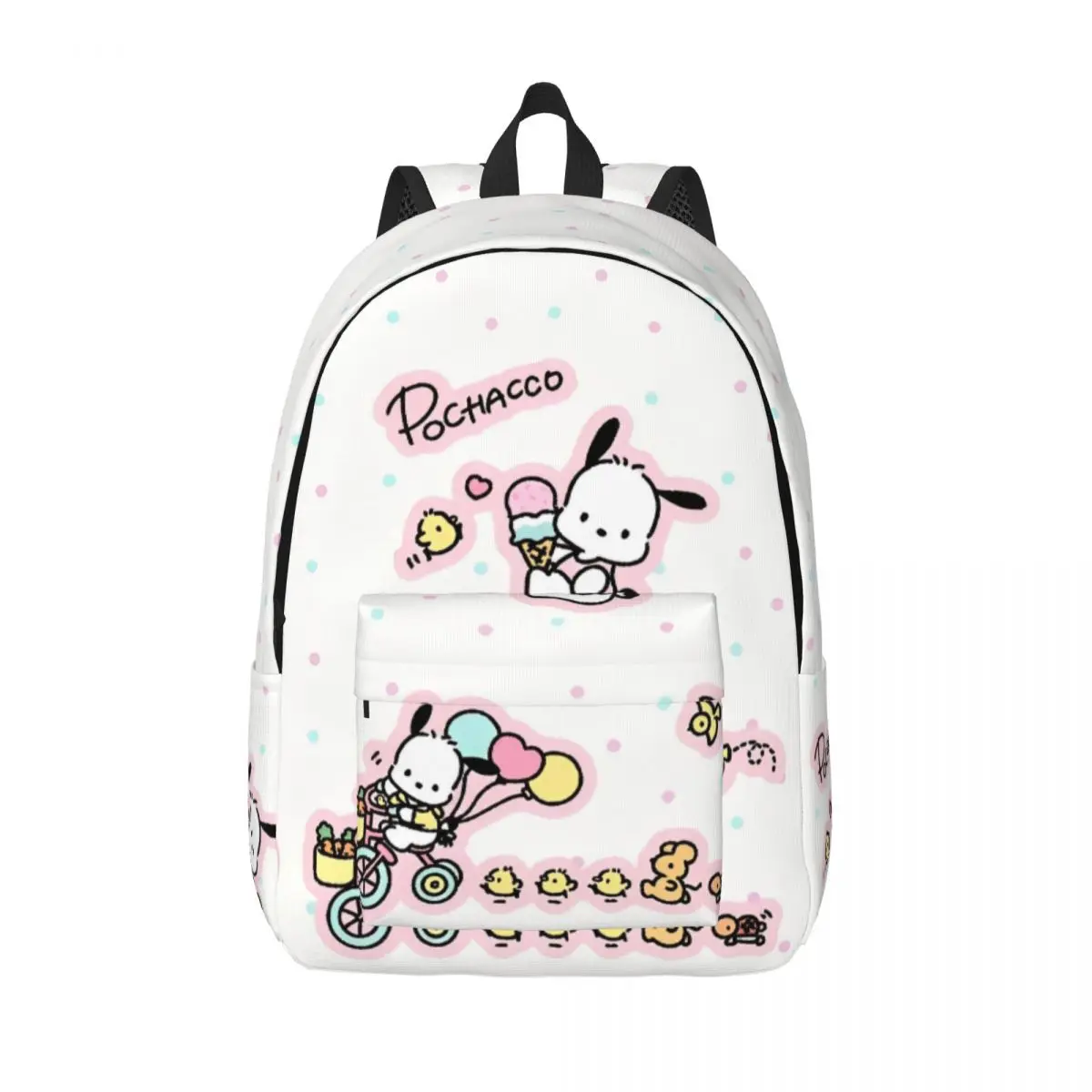 

Pochacco милый собачий логотип крутой рюкзак с карманом для средней школы, пешего туризма, путешествий, рюкзак для мужчин и женщин, сумка для ноутбука и компьютера