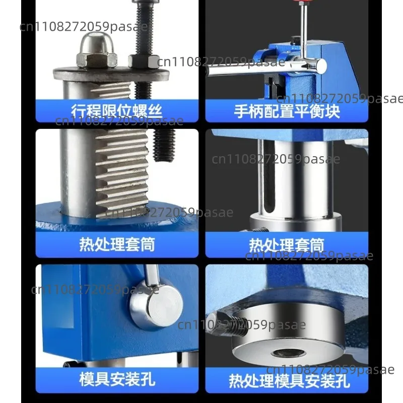 High-precision Compact Manual Press, Lever-type Industrial Mini Punch Press, Stamping Machine, Press, Micro-punching Machine