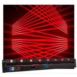 Proyector de escenario para discoteca, dispositivo de luz LED de 8 ojos con cabezal móvil y luz RGB a todo Color para club nocturno, fiesta y Bar