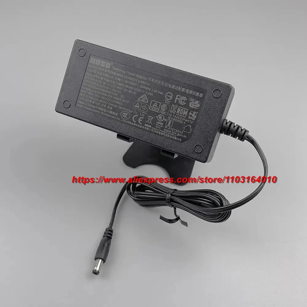 For Hikvision Charger MOSO 12V 3.33A 5.5*2.1mm 40W MSA-Z3330IC12.0-48W-Q Switching Power Adapter MSAZIC12048WQ NOM-029-ENER-2017