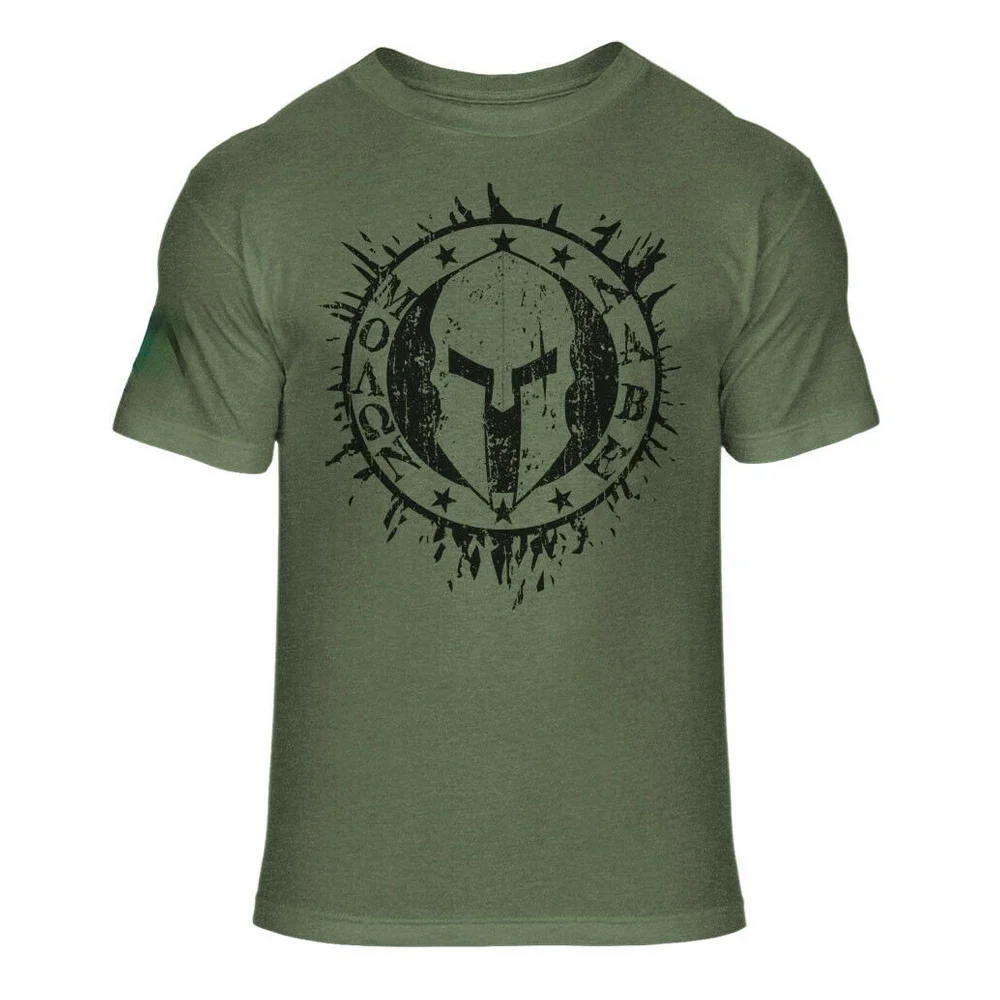 

Men's T-shirt Spartan Warrior 3d Print Oversized T-shirt Summer Crewneck Short Sleeves High Quality Garment Loose Breathable Top