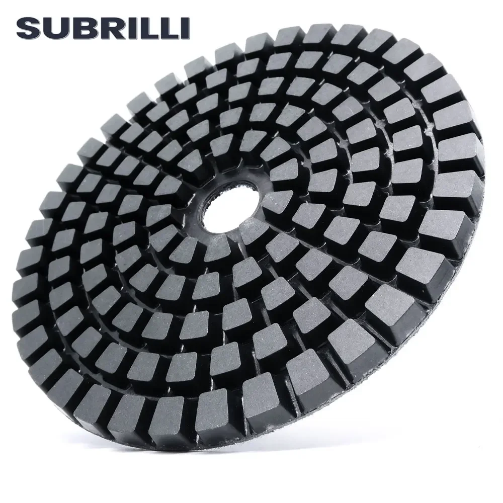 SUBRILLI 200mm Diamond Polishing Pad 8inch Floor Renovate Grinding Disc Granite Marble Concrete Polishing Wheel Grit50# - 3000#