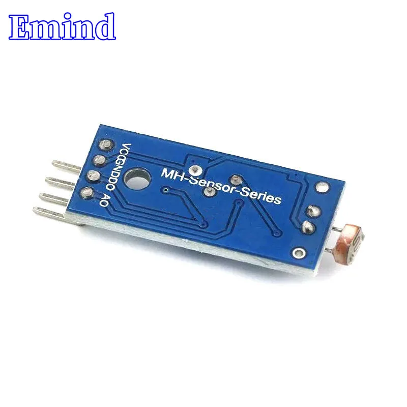 3/5Pcs 3/4-Pin Photosensitive Sensor Module Light Brightness dDetection Photoresistor Module Smart Car Light-Seeking Module