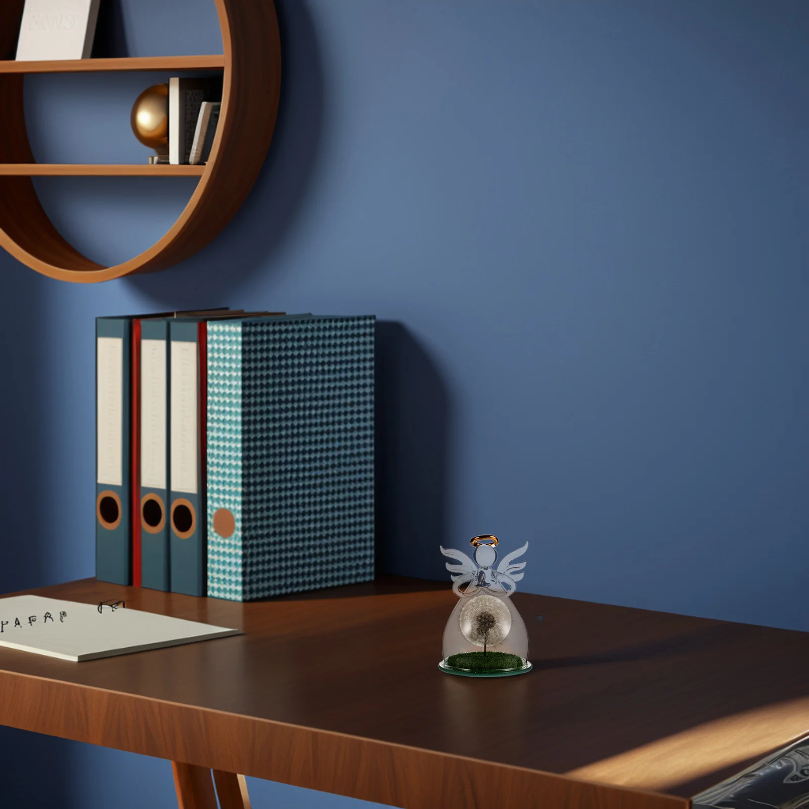 

Preserved Dandelion Eternal Flower Glass Dome Angel Decoration Valentine's Day Home Ornament Centerpiece Artistic Floral Display