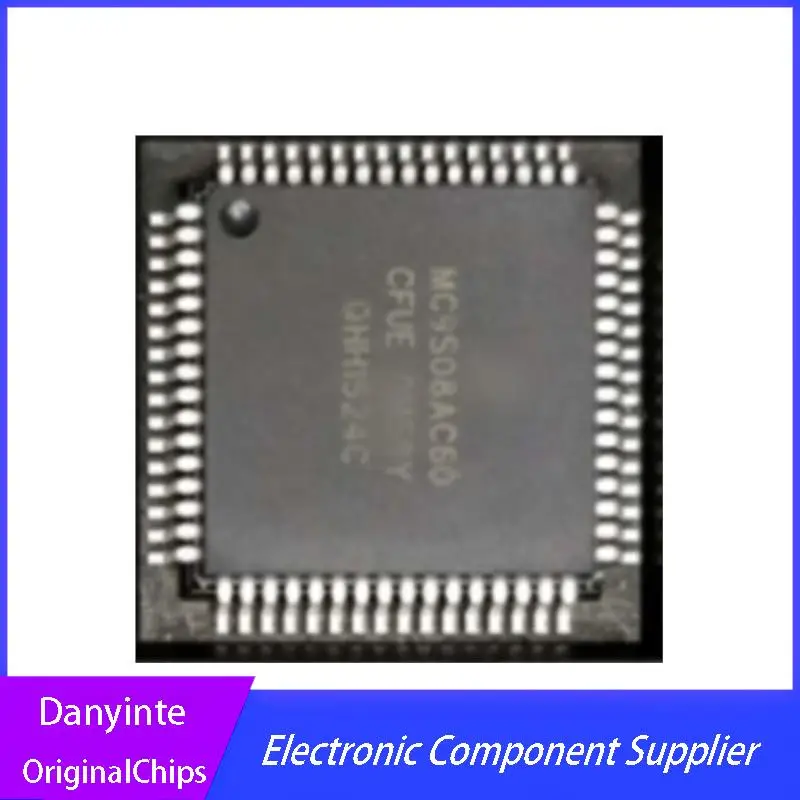 NEW  5PCS/LOT   MC9S08AC60  MC9S08AC60CFUE   QFP-64