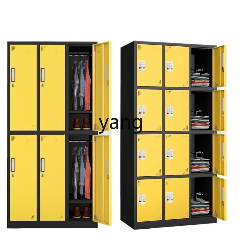 LH  staff storage tin cabinet gym induction password lock locker