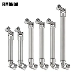 FIMONDA 2pcs Stainless Steel Drive Shaft for 1/10 RC Crawler  TRX4 TRX6 Axial SCX10  Wraith Capra D90 TF2 Redcat GEN8