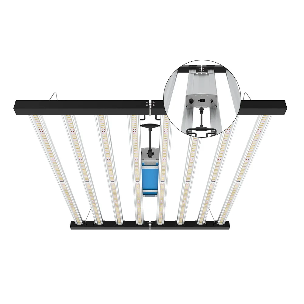 Led crescer lâmpada h5 samsung lm301b, 660nm 660w vs 1000w hps cob ir uv para planta de interior