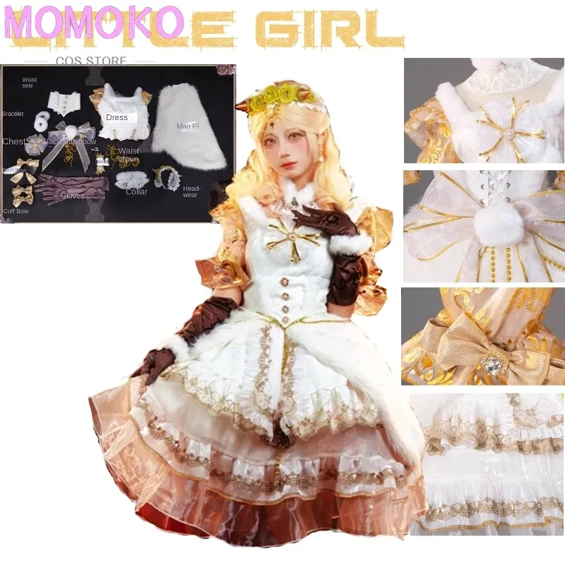 

COSda@Identity V Game Survivor "Little Girl" Cosplay With The Evilous Skin One Character With The White Dress Cosplay Costume Fu