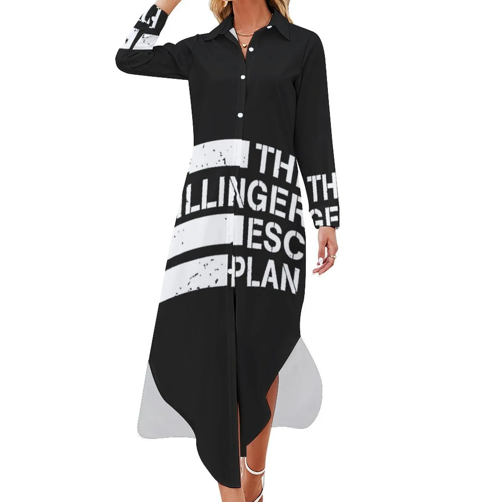 

BEST SELLING The Dillinger Escape Plan 1 Long Sleeved Shirt Dress Woman's evening dress Women's skirt