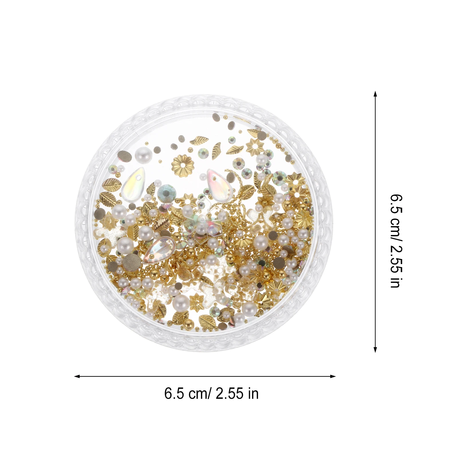 

Nail Art Decoration Rhinestones Sticker Alloy DIY Metal Decorations for Natural Artificial Nails Women Creative Supplies Gifts