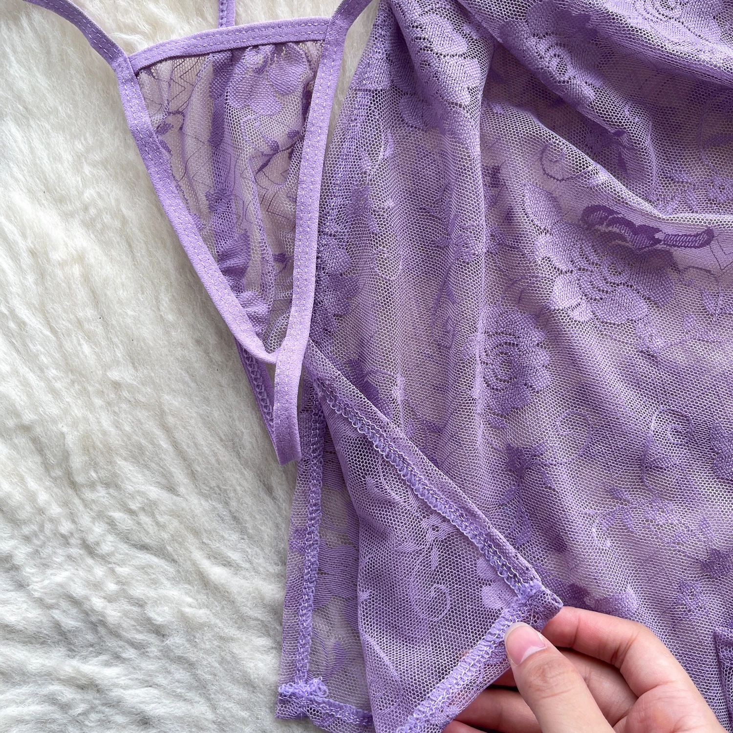 세련된 섹시한 수 놓은 메쉬 셔링 요정 연필 드레스 여름 여성 Boho Sundress 여성 의류