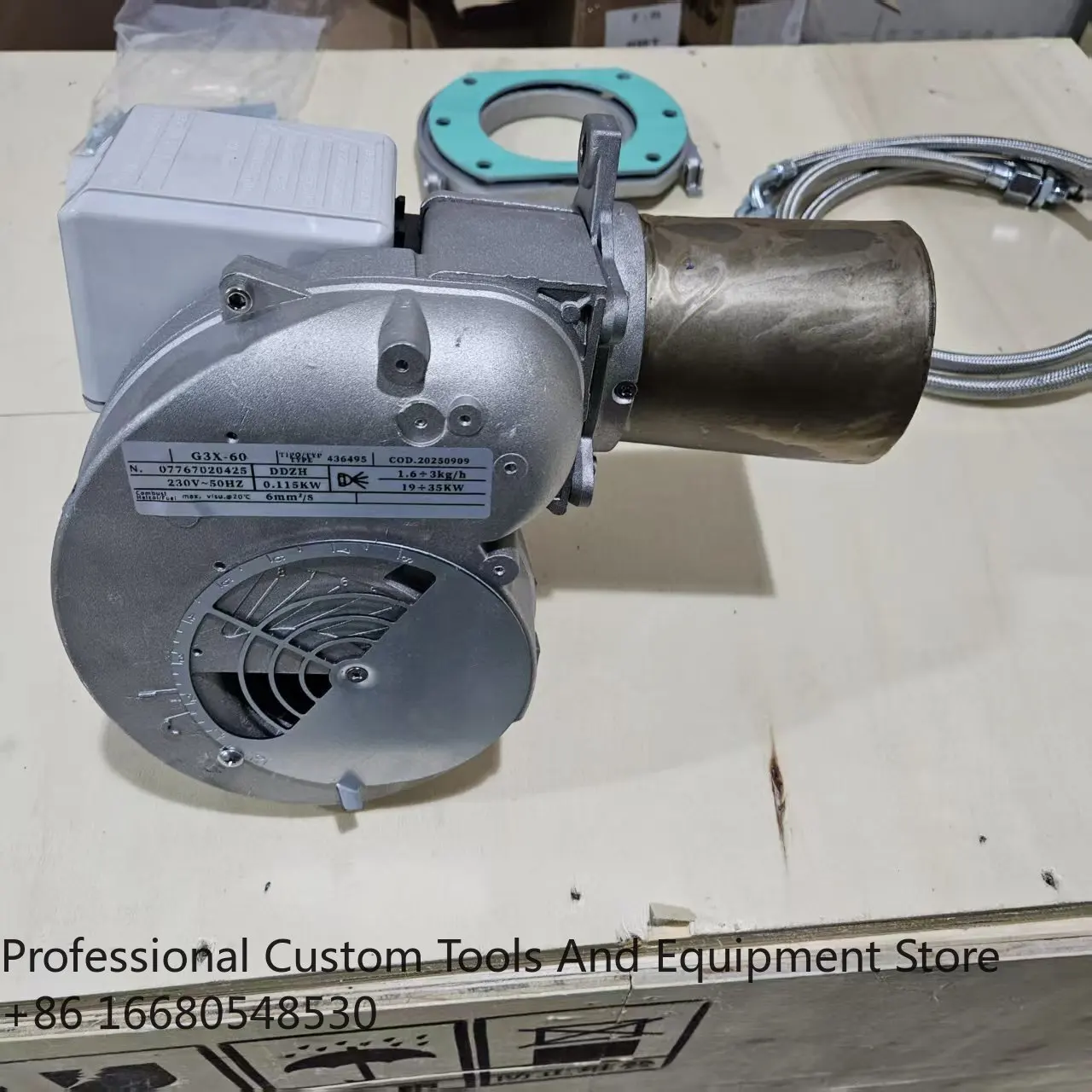 

jfG2x Burner Manufacture Industrial Boiler Spare Parts Light Oil Automatic Fired Burner for Oven Flue Emission Contro