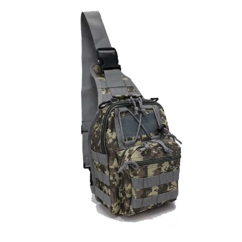 

Leisure camouflage multi-color single shoulder outdoor sports chest bag tactical crossbody small chest bag