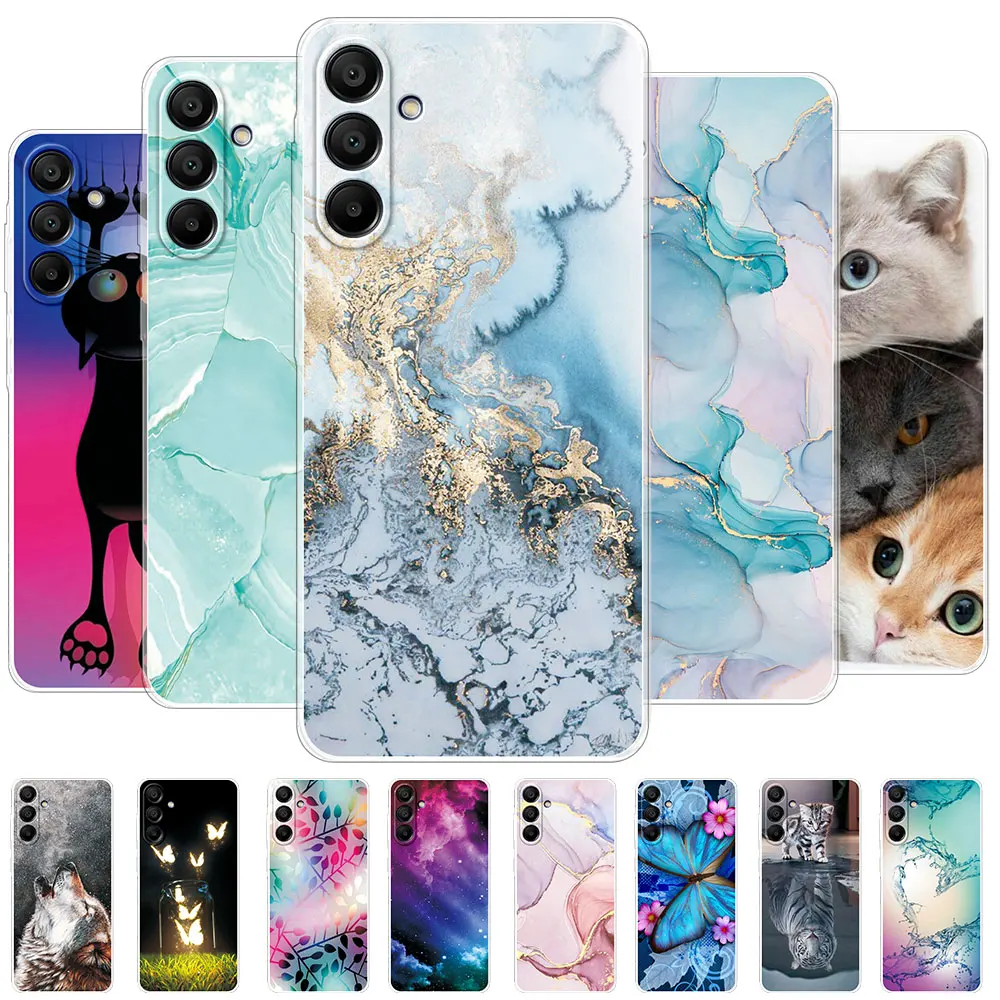 For Samsung Galaxy A16 5G SM-A166E Case Clear Soft Silicone Phone Case For SamsungA16 A166P Shockproof Clear Cover Fashion Funda