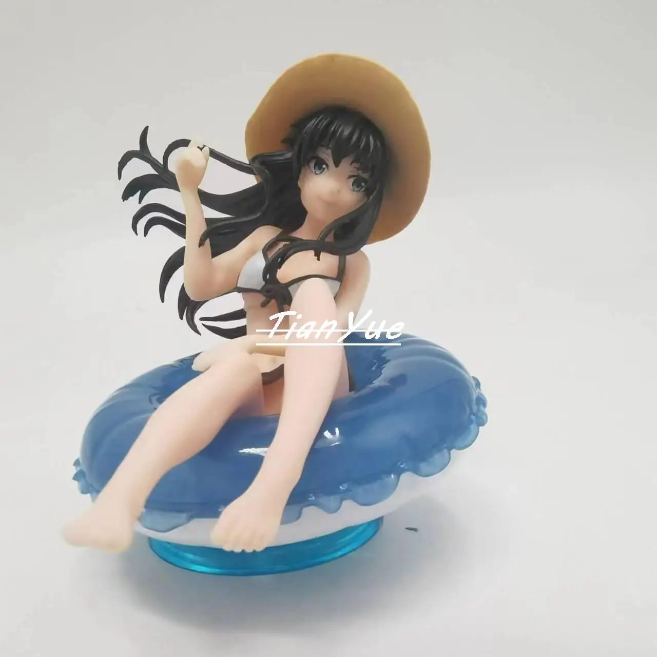 My Teen Romantic Comedy Yukinoshita Yukino swimsuit with Swimming circle Anime Figure Collection Model Toys 13cm