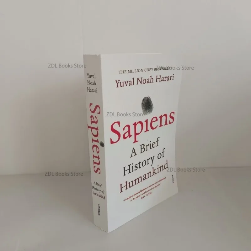 

Sapiens A Short History of Human Yuval, ноя Харари, английские книги, антропологическая история, экстраурная книга для чтения