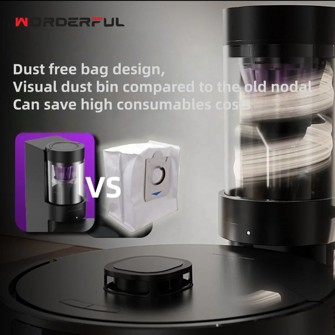 T10 Robot Vacuum Cleaner Smart 3 in 1 Mop With Lidar Navigation Bagless Multi Cyclone Self Emptying Station Strong Suction