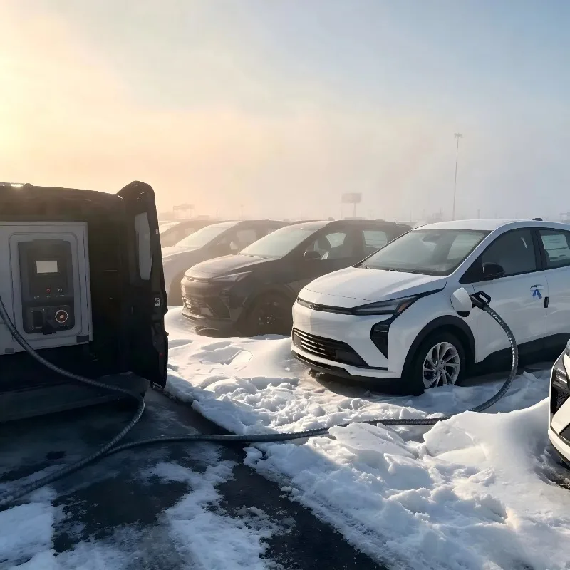 Mobile DC fast charger 60kW, battery capacity 75kWh, suitable for electric vehicles
