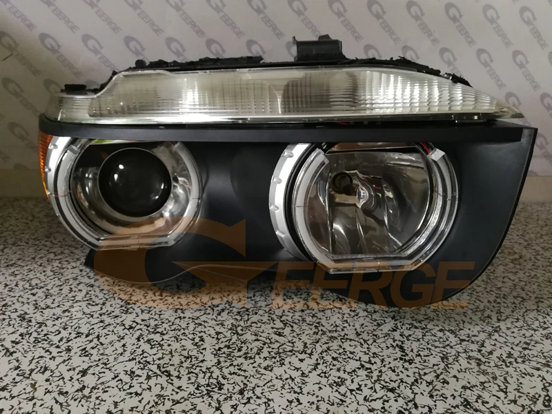 For BMW E65 E66 PRE FACELIFT 740i 745i 760i 2002-2005 Ultra Bright DTM Style Led Angel Eyes Kit Halo Rings Car Accessories