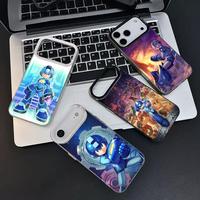 Rockman Megaman Game Phone Case for iphone 17 Air 16 15 14 13 11 12 Pro Max Xr X Xs 8 7 Plus Color Silver Cover