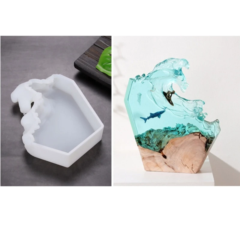 Create Various Sizes Crystal Dropping Crafts Mold Irregular Ornament Mould