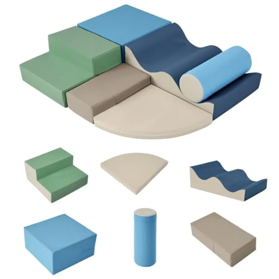 

Игровой набор Merax для малышей: мягкие блоки для лазания и ползания, 6 предметов, для дома, из мягкого пенопласта