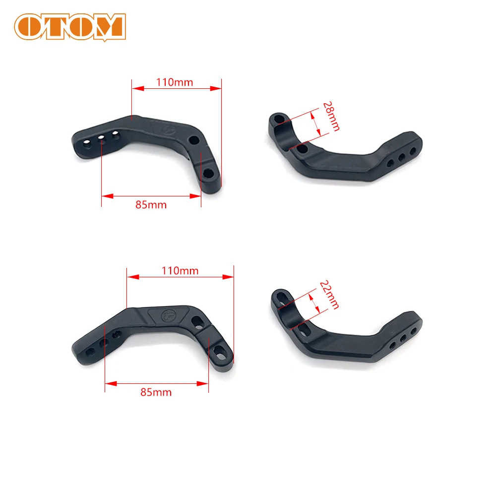 OTOM NEW Motorcycle Handguard staffa Mount 22/28mm manubrio Retrofit Support morsetto paramano accessori universali per Motocross