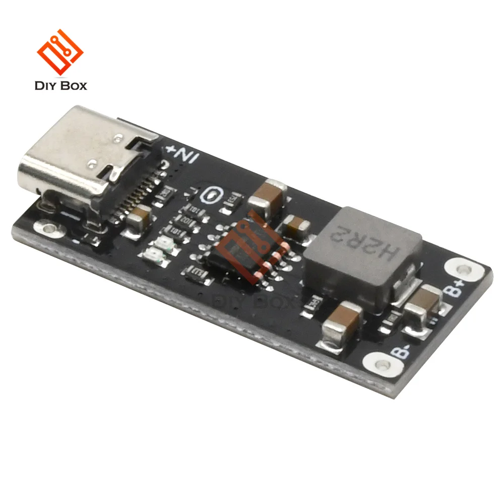 Type-C USB Input High Current 3A Polymer Ternary Lithium Battery Quick Fast Charging Board IP2312 CC/CV Mode 5V to 4.2V / 4.35V