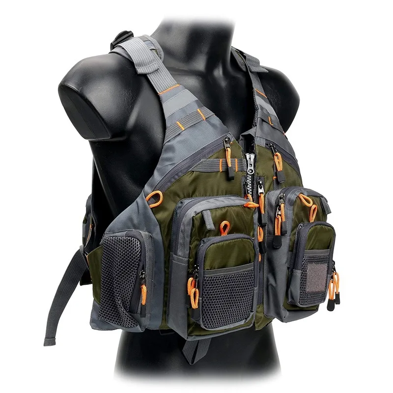 Fishing Lifesaving Clothes Boat Fishing Sea Fishing Luya Multifunctional Multi-pocket Portable Removable Floating Material