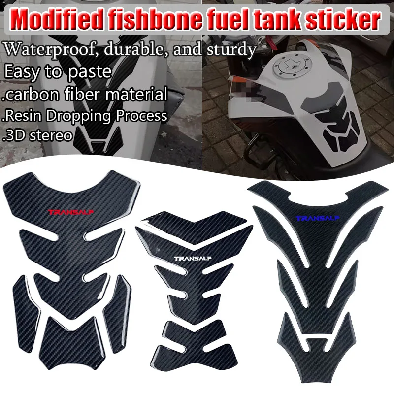 

3D-наклейки на топливный бак для мотоциклов, подходят для HONDA NC750X, Transalp XL750, XL400, XL650, XL700