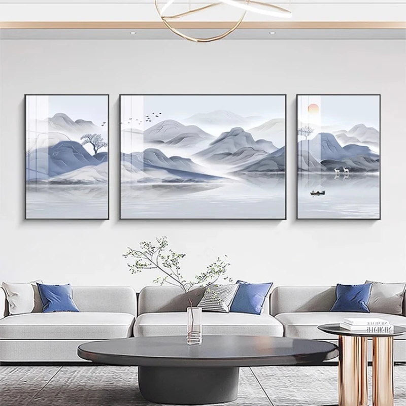 

The living room is decorated with high-end modern simplicity