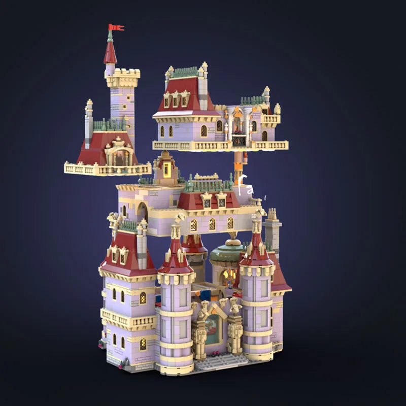 Squisito nuovo prodotto MOC Building Blocks Modello medievale Beast Castle Tecnologia Giocattolo modulare per bambini Regalo Set di assemblaggio fai-da-te