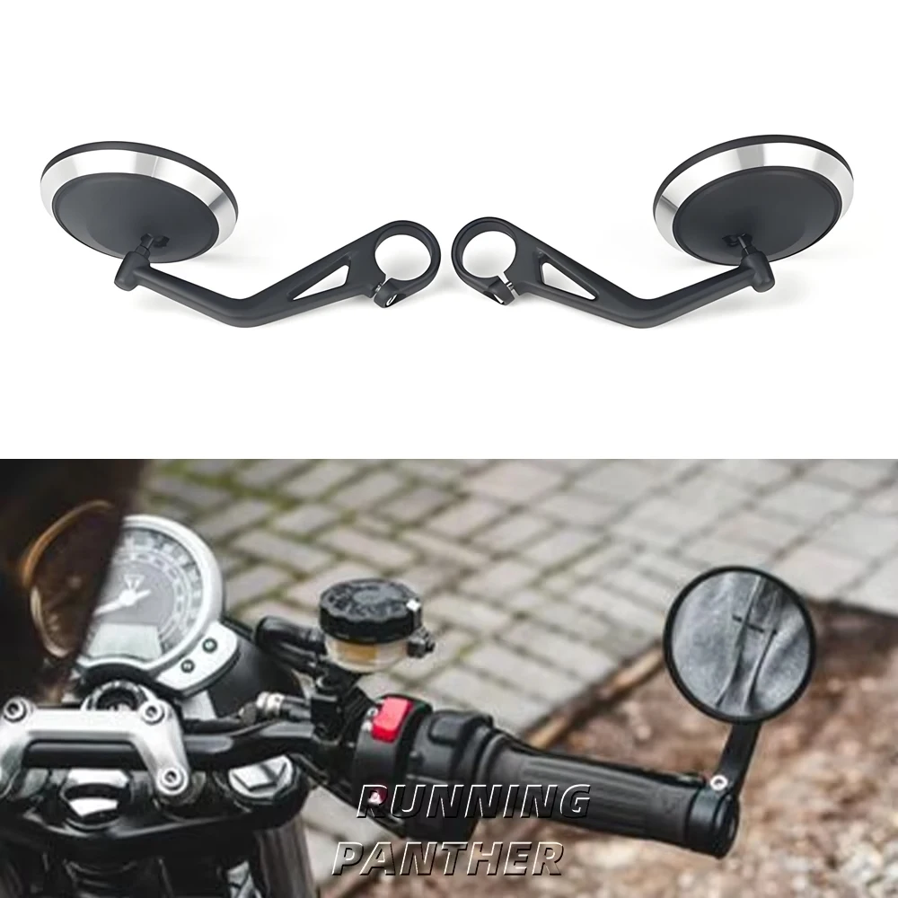 

Motorcycle Handlebar Rearview Handle Bar End Mirror Kit For Rocket 3 Street Triple S 765 765RS 765R Speed Triple 1200RS 1200RR