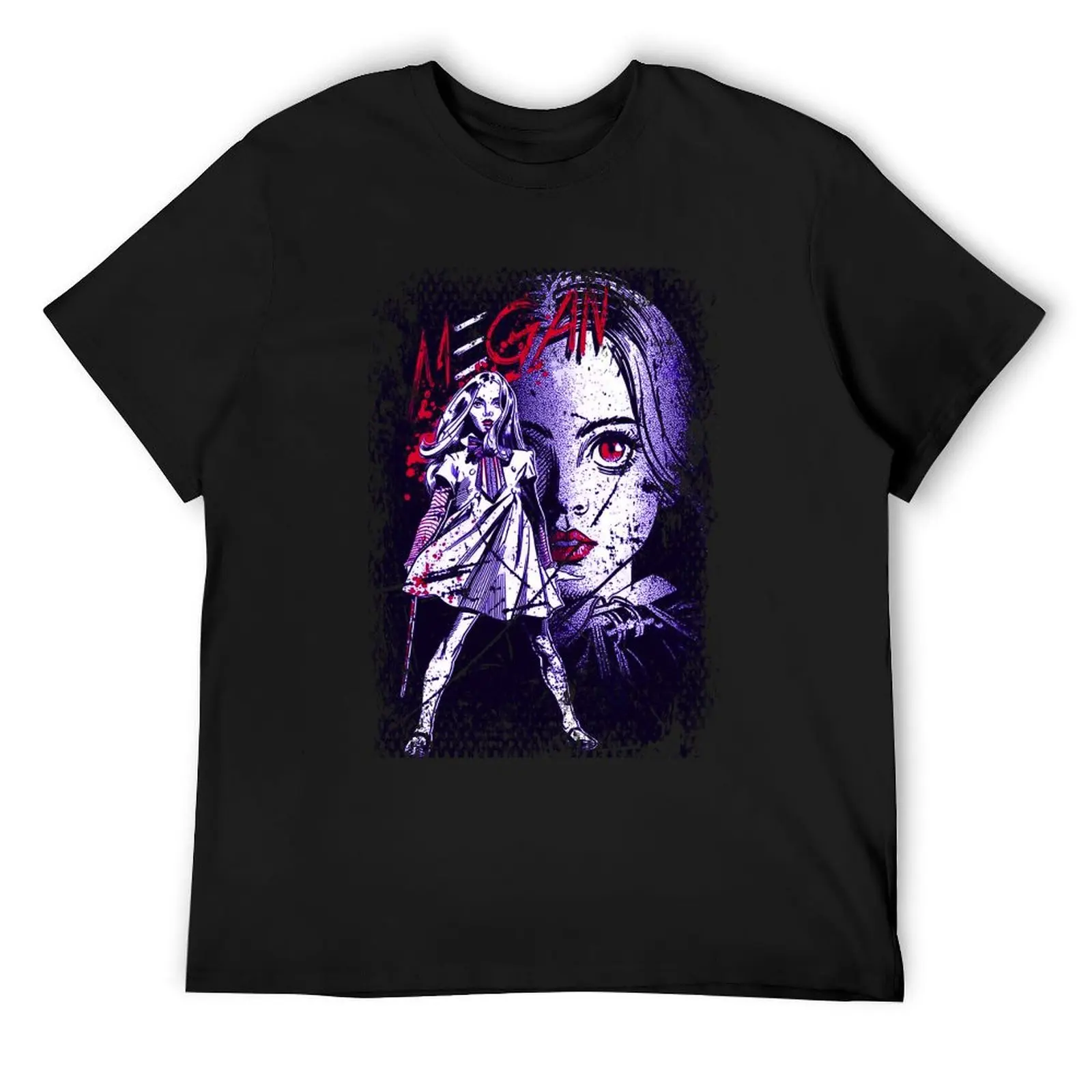 

M3gan Modern Art T-Shirt vintage anime shirt blanks animal prinfor boys summer clothes men clothing