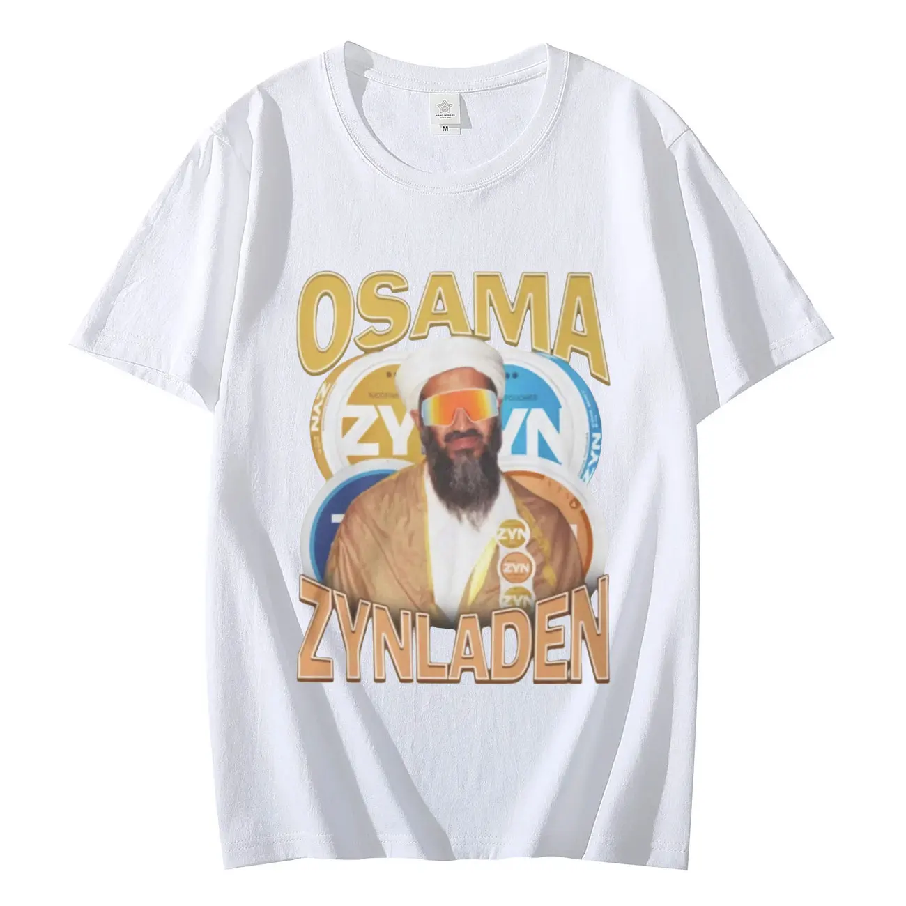 Osama Zynladen Graphic T Shirts Fashion Trend Vintage Clothing Short Sleeve T-shirt Unisex 100% Cotton Oversized O-Neck T-shirts