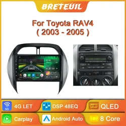 For Toyota RAV4 RAV 4 2003 2004 2005 Android Car Radio Multimedia Video Player Navigation GPS Carplay Touch Screen Auto Stereo