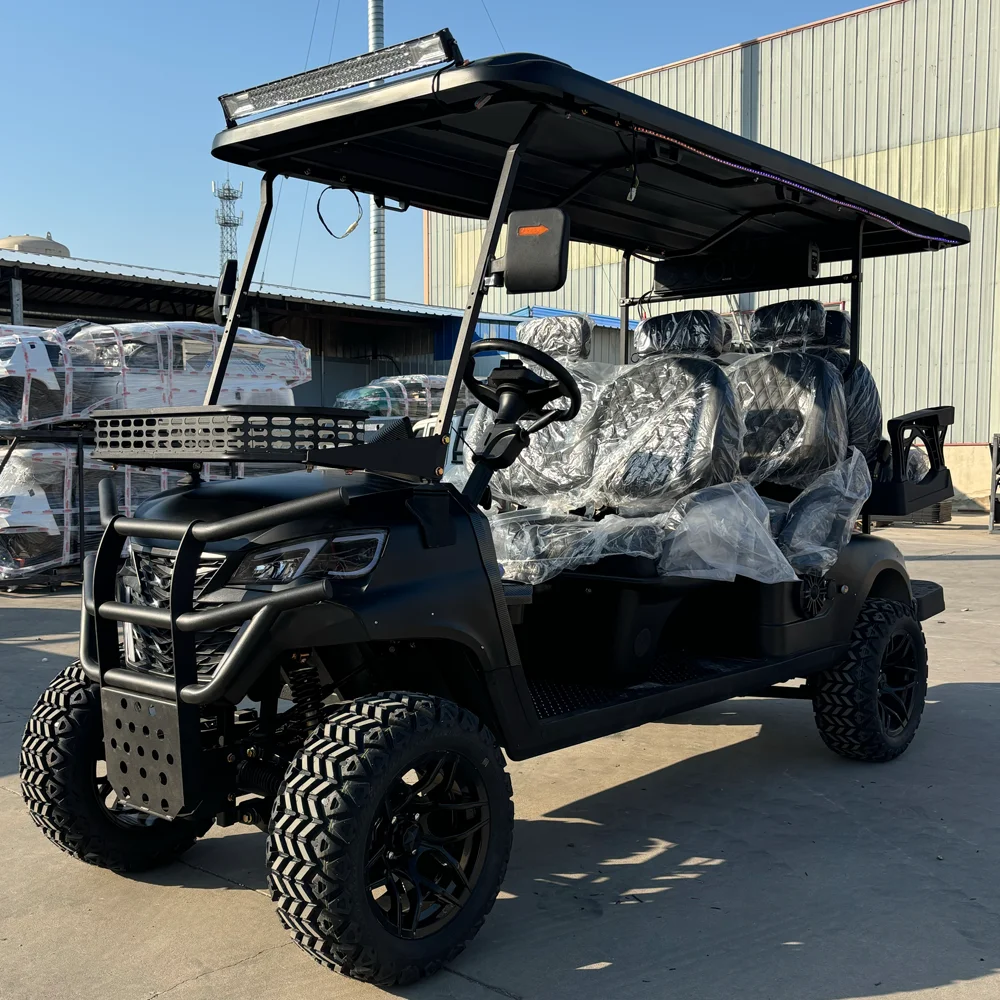 

Wholesale Custom Design Golf Cart 6 Seater Lithium Utility Vehicles 48V/60V/72V Off Road Golf Cart Electric Golf Buggy