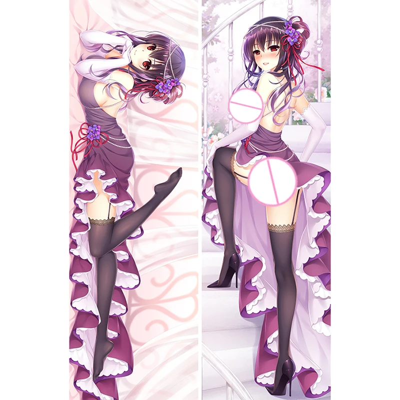 

Dakimakura Anime Pillow Cover Seduce Beautiful Women With Giant Brea Double Sided Print Life-size Halloween Christmas Decoration