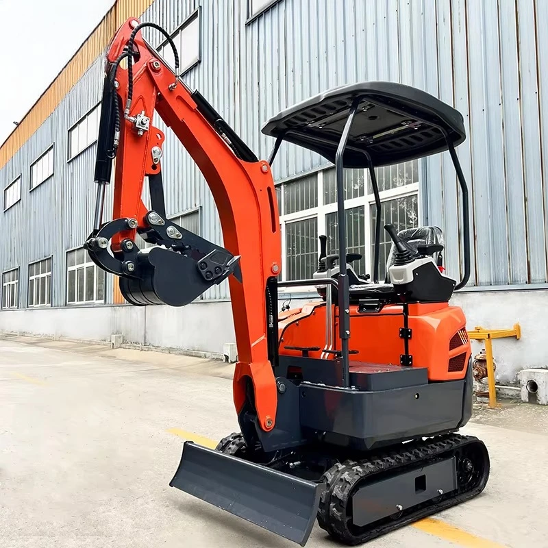 Customizable high quality 1800kg mini garden diggers compact mini excavator for sale micro crawler excavators
