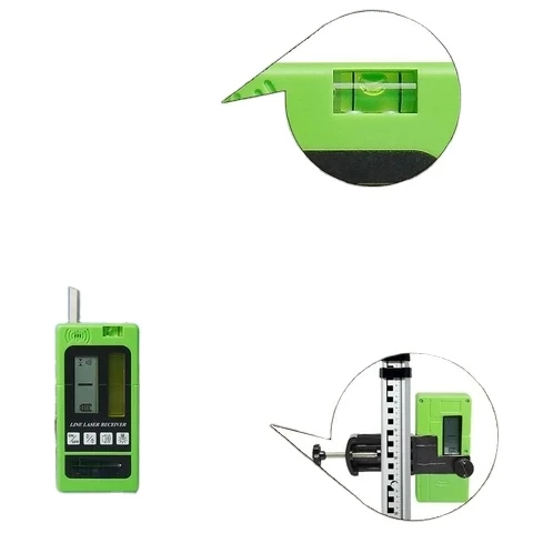 Digital Laser Detector LR-6RG Up To 200ft,LED Displays,Red And Green Beams Laser Level Receiver