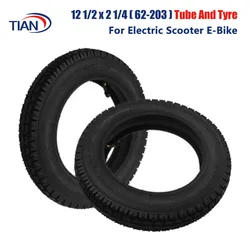 Hot 12 Inch Tire 12 1/2 x 2 1/4 ( 62-203 ) Fits Many Gas Electric Scooters and E-Bike 12 1/2X2 1/4 Wheel Tyre  Inner Tube