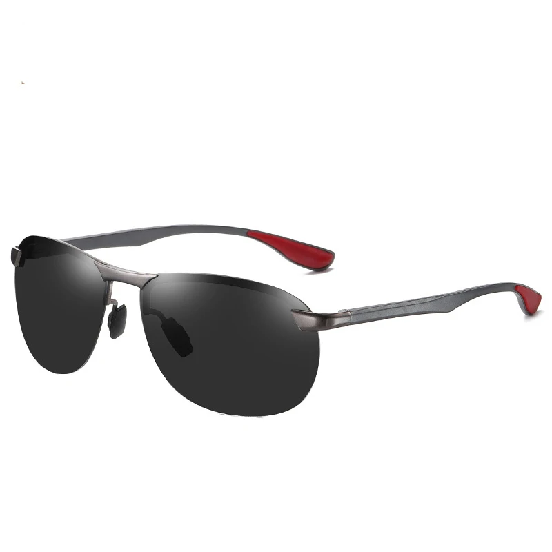 Nowe aluminiowe okulary przeciwsłoneczne magnezowe okulary z polaryzacją męskie kierowcy sportowe rowerowe Uv400 damskie rowery Li Ning Polar
