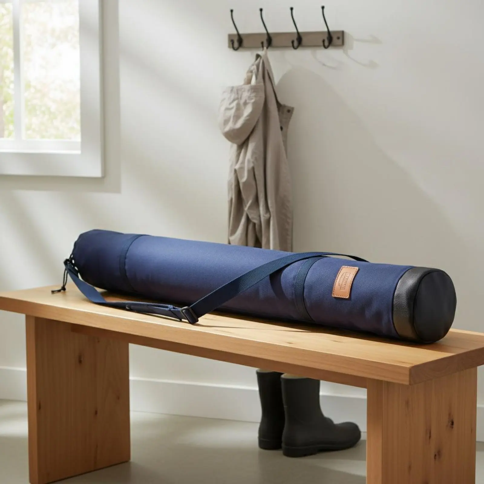 foldable-fishing-umbrella-bag-portable-canvas-fishing-rod-bag-shoulder-strap-rod-case-tear-resistant-reinforced-base-for-travel
