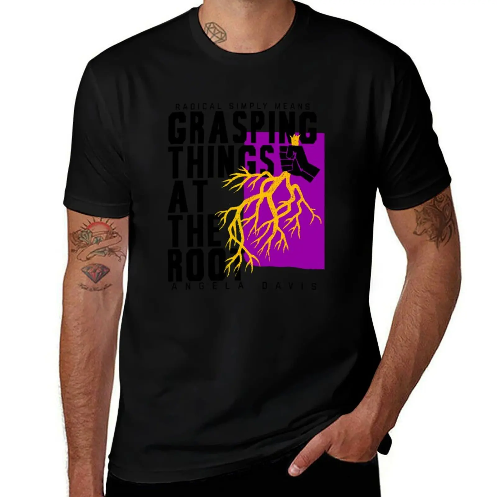 

Grasping At The Root T-Shirt T-shirts oversize tees summer shirt Clothing mens funny t shirts