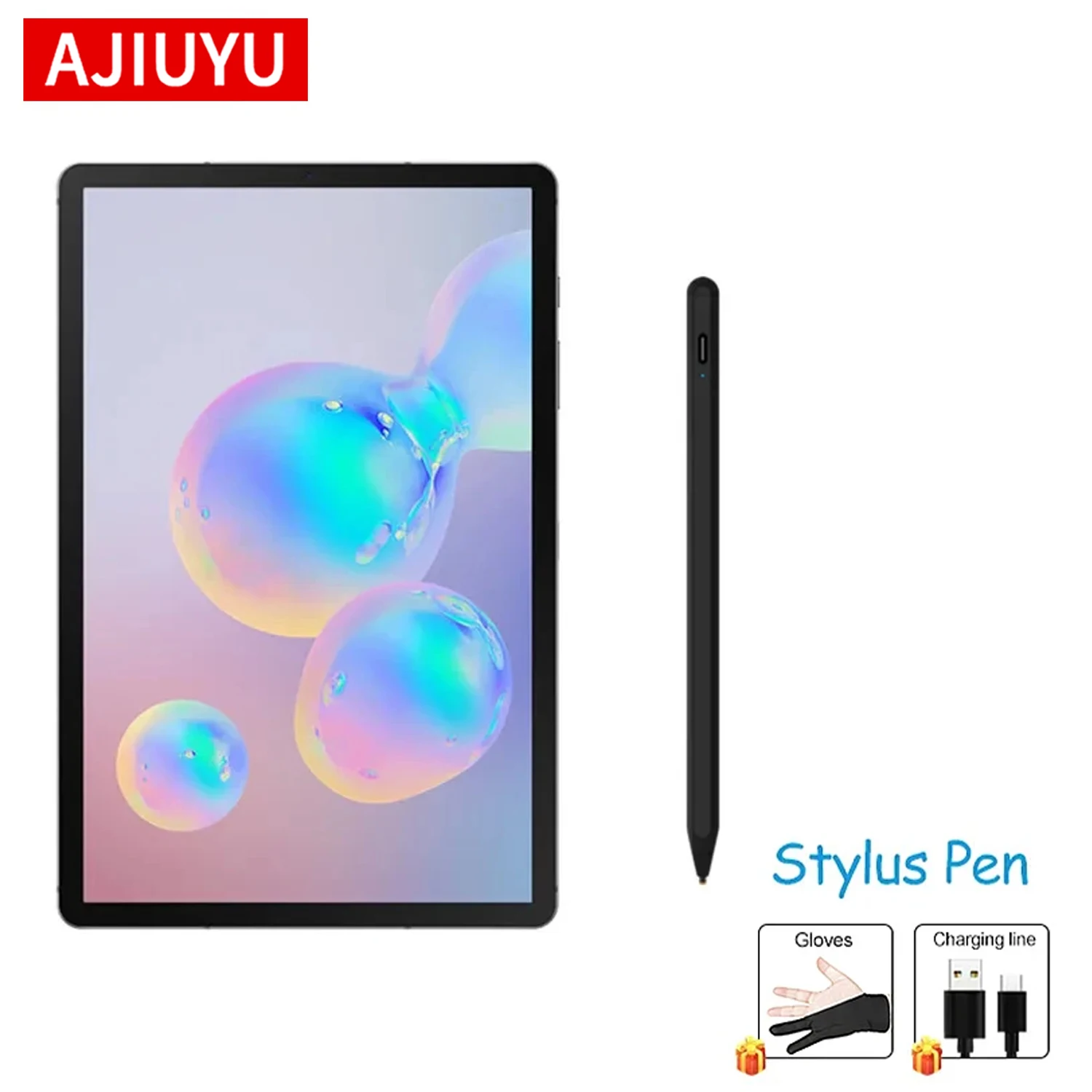 Stylus Pen For Samsung Galaxy Tab S6 10.5 SM-T860 Tablet Pen For Tab A A6 10.1 T580 A8 A9 S7 S8 S9 Screen Touch Pen Pencil